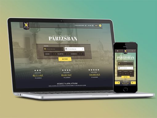 Naurin – szállásfoglaló oldal webdesign terve
